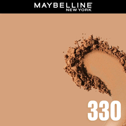 Maybelline New York Fit Me Matte + Poreless Compact Powder, 330 Toffee, 6g