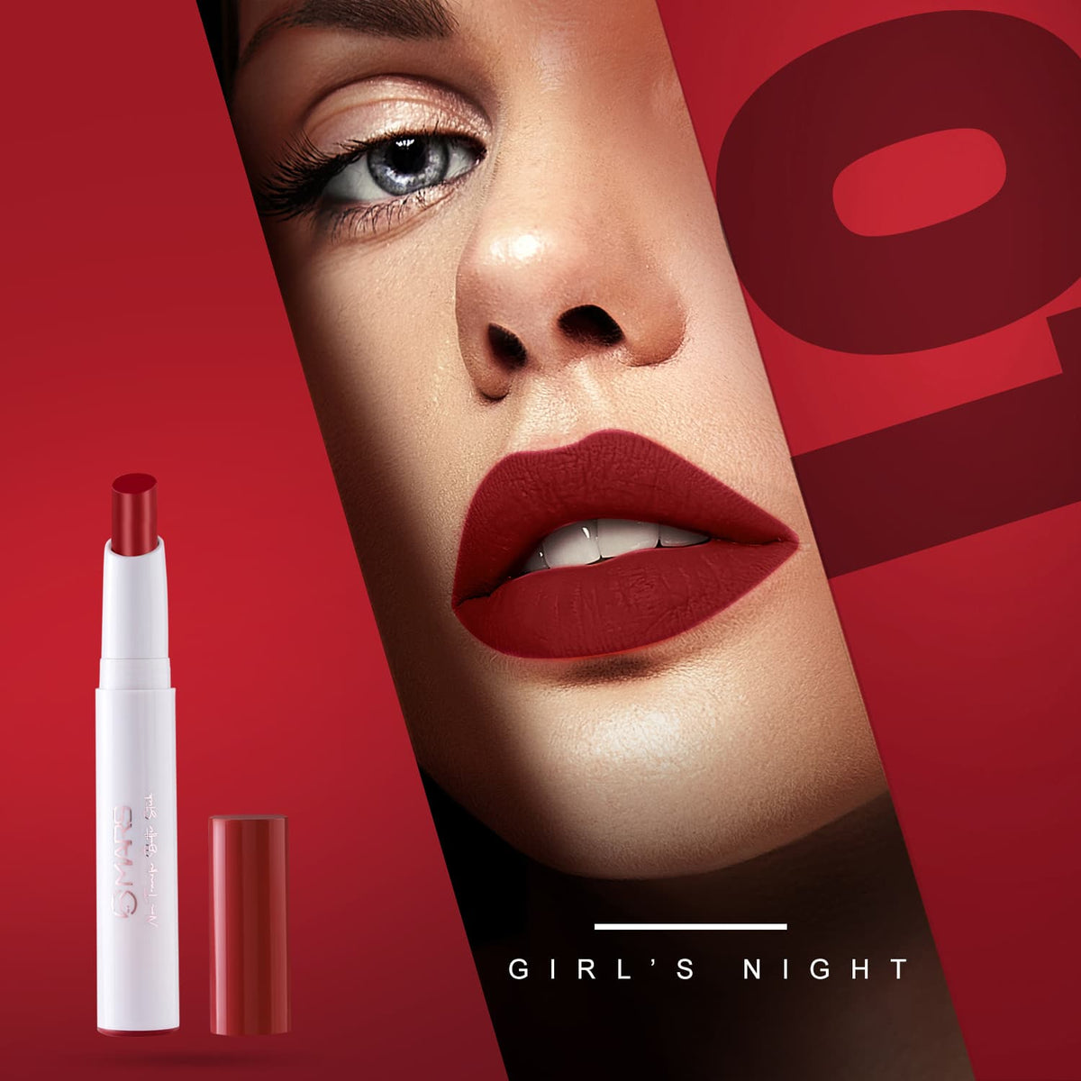 MARS Matte Non-Transfer Butter Smooth Lipstick | Up to 12 Hours Long Lasting | Smudge Proof and Waterproof Lipstick for Women