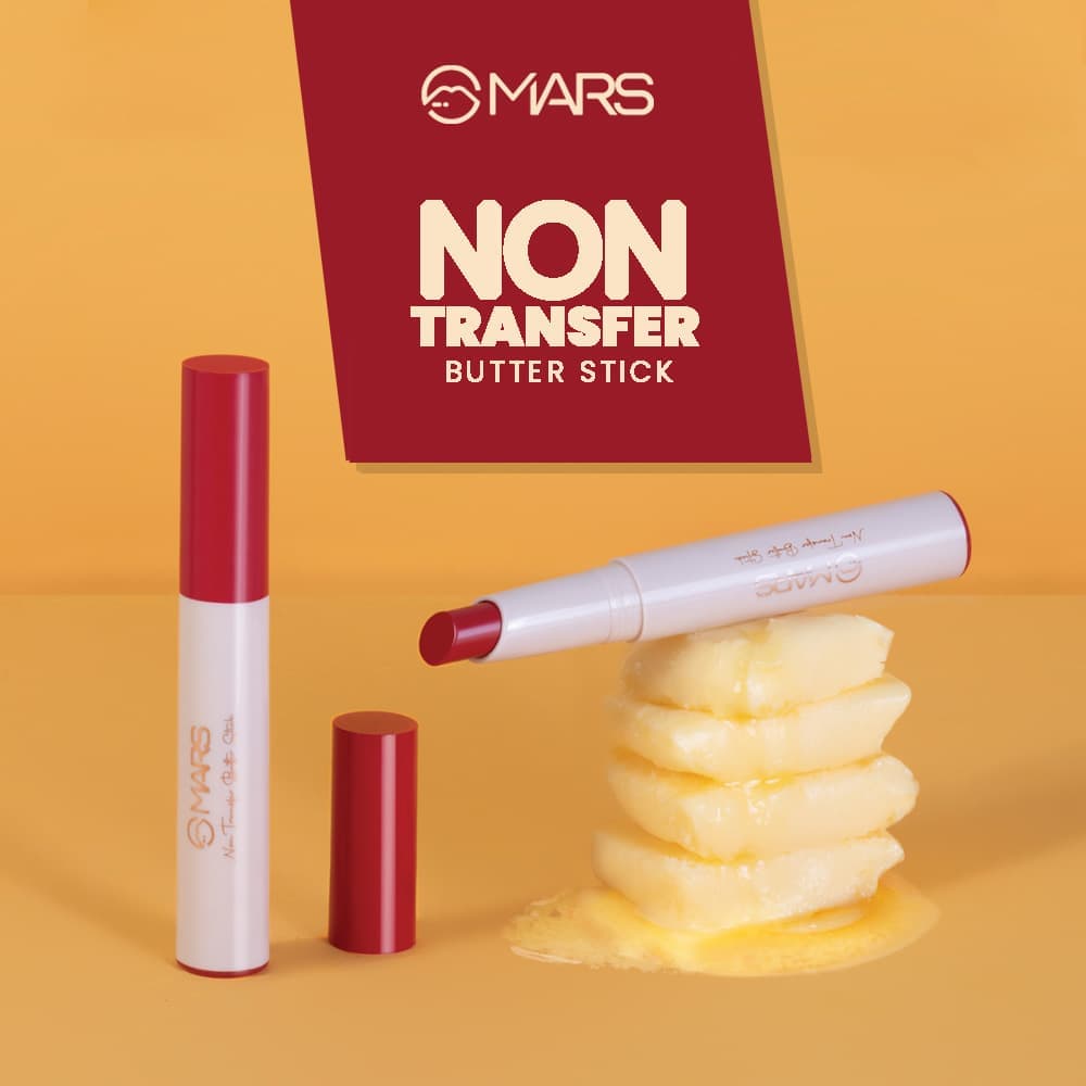 MARS Matte Non-Transfer Butter Smooth Lipstick | Up to 12 Hours Long Lasting | Smudge Proof and Waterproof Lipstick for Women