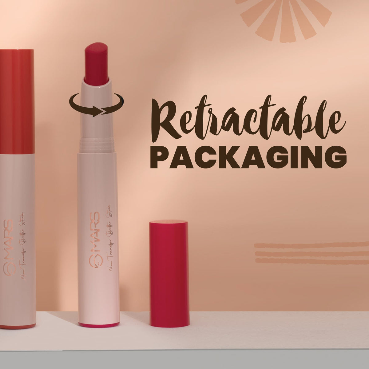 MARS Matte Non-Transfer Butter Smooth Lipstick | Up to 12 Hours Long Lasting | Smudge Proof and Waterproof Lipstick for Women