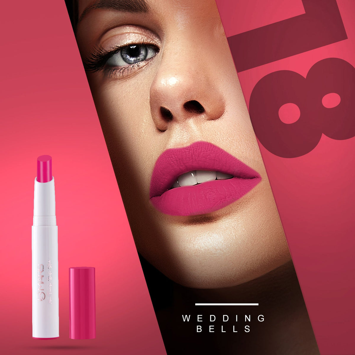 MARS Matte Non-Transfer Butter Smooth Lipstick | Up to 12 Hours Long Lasting | Smudge Proof and Waterproof Lipstick for Women