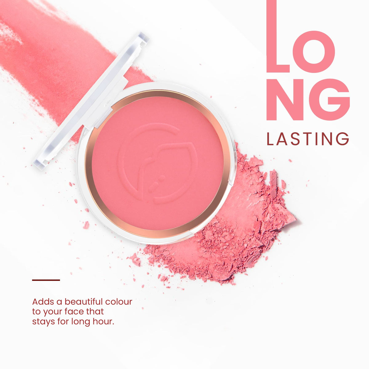 MARS Flush of Love Face Blusher | Highly Pigmented & Easy to Blend | Lightweight & Natural Finish (8.0 gm) (Shade-04)