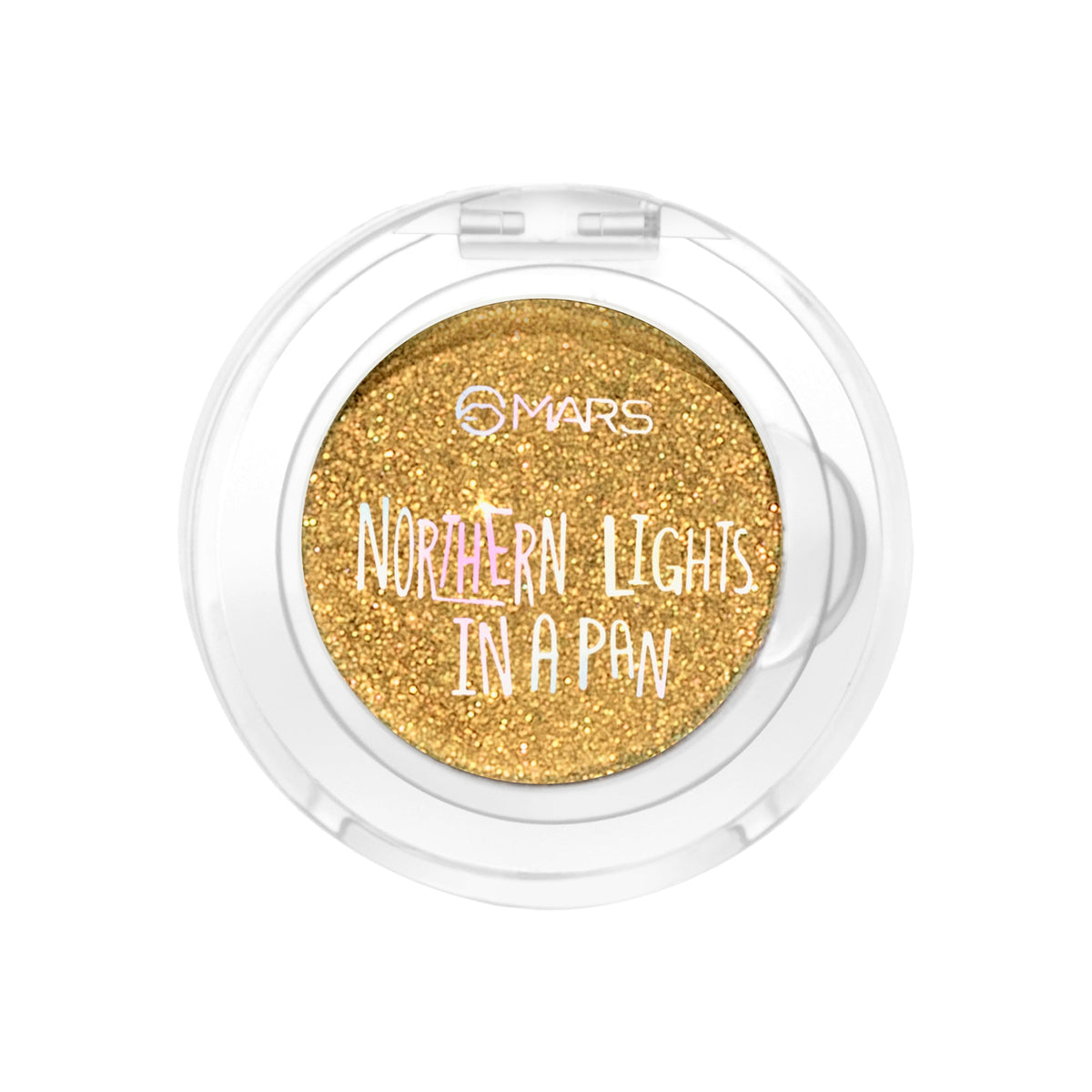 MARS Northern Lights In A Pan Eyeshadow With Dual-Tone Shimmer Shades | Single Swipe Pigmentation | Easy to Blend (0.5gm) (01