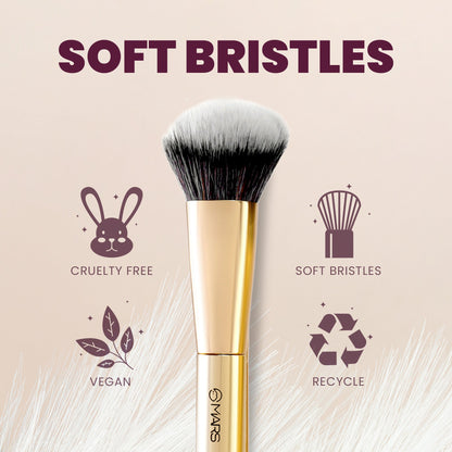 MARS Artist's Arsenal Professional Bronzer Makeup Brush for Face & Cheeks | Feather Soft Touch & High Density | Precise Synth