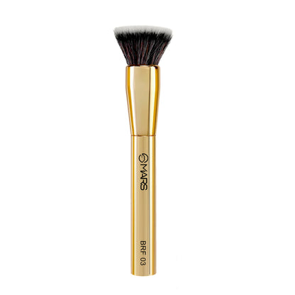 MARS Artist's Arsenal Professional Foundation Flat make up Brush | Feather Soft Touch | Precise Synthetic Bristle | Luxe Pack