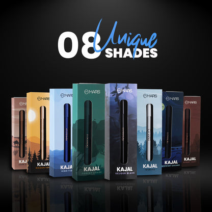 MARS Won't smudge Won't budge Smooth Glide Kajal | Long Stay & Waterproof (1.4g) (08-Sand Dunes)
