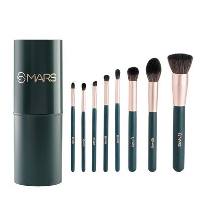 MARS Tools of Titan Brush Set of 8 with Holder | Face Makeup Brush Set with Ultra Soft Bristles (PACK OF 8)