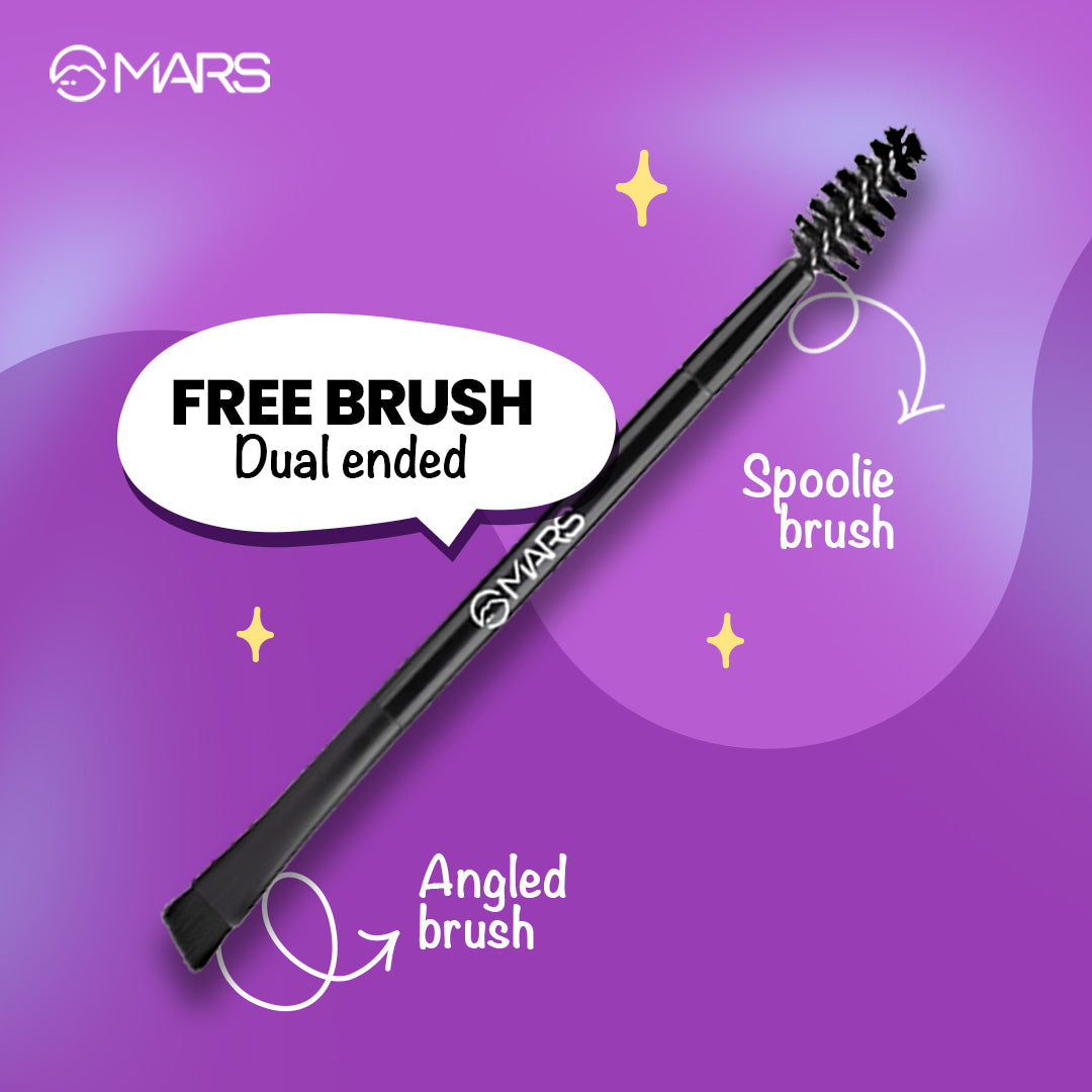 MARS Eyelove Multi Pods Gel Eyeliner & Eyebrow Powder With Dual Ended Brush | Smudge Proof & Water Proof | Long Lasting | Ric