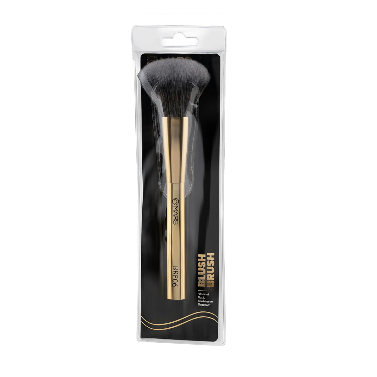 MARS Artist's Arsenal Professional Blush Brush | Feather Soft Bristle | Suitable for Powder, Cream & Liquid | Precise Synthet