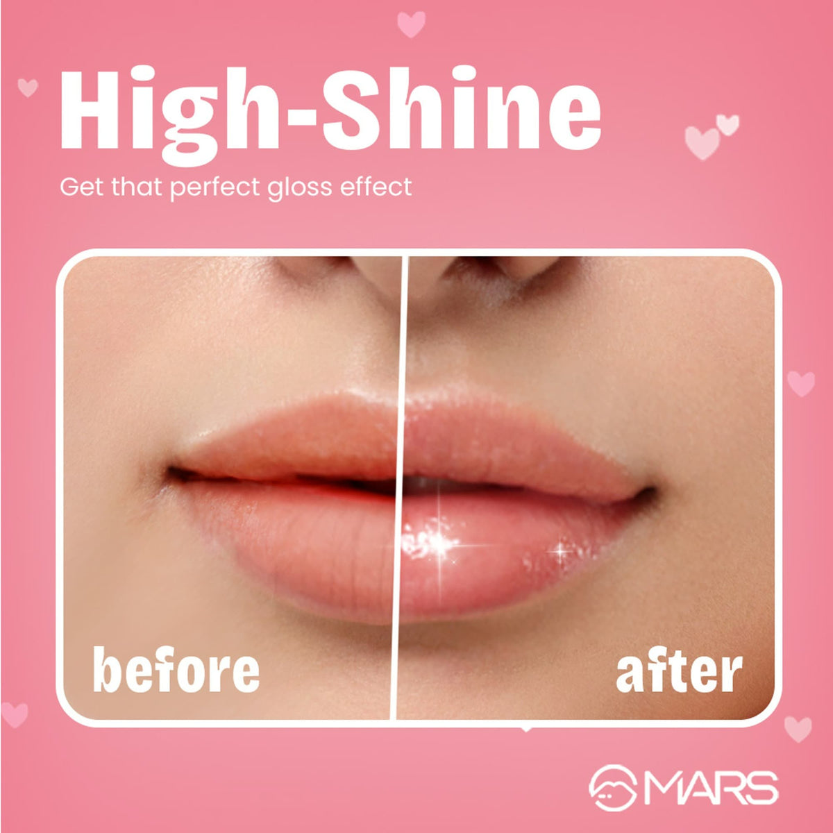 MARS Candylicious Sheer Lip Gloss for Women | Hydrating & High Shine | Lightweight | Non-Sticky | Enriched with Vitamin-E, Hy