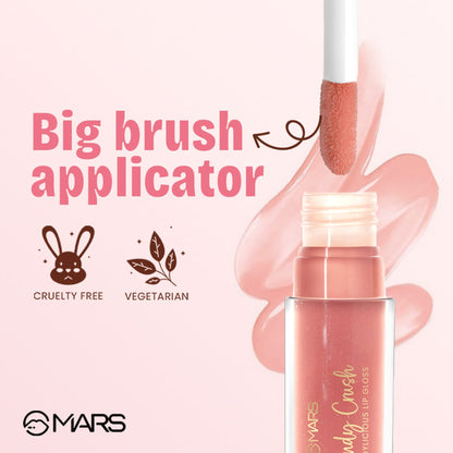 MARS Candylicious Sheer Lip Gloss for Women | Hydrating & High Shine | Lightweight | Non-Sticky | Enriched with Vitamin-E, Hy