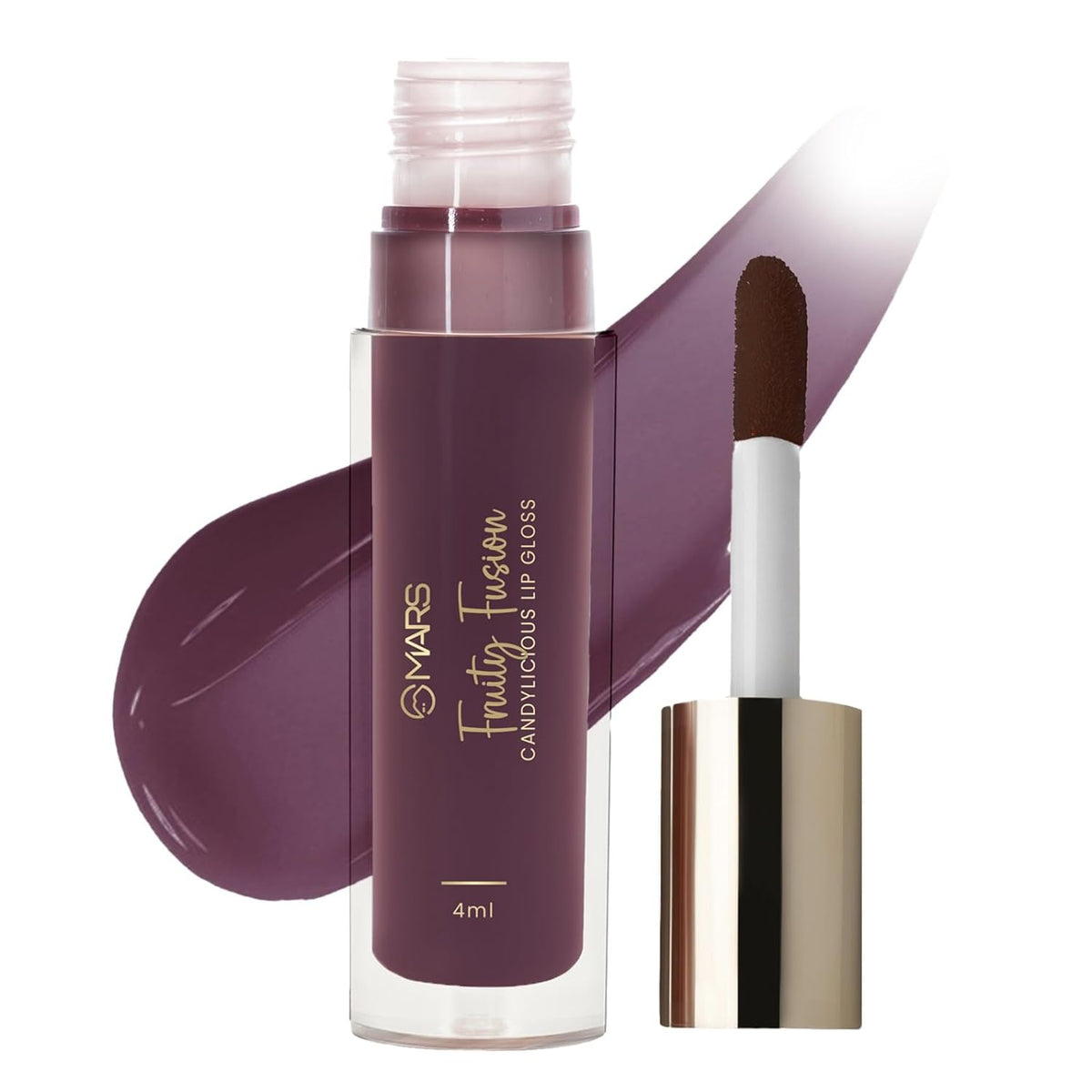 MARS Candylicious Sheer Lip Gloss for Women | Hydrating & High Shine | Lightweight | Non-Sticky | Enriched with Vitamin-E, Hy