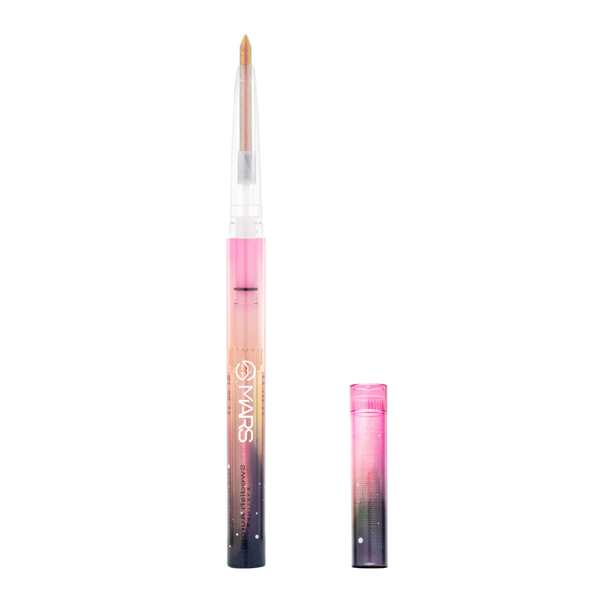 MARS Northern Lights In A Pen Retractable Eyeliner (0.35gm) (01-SWEDISH AURORA) | Duo-Chrome Shimmer Effect | Long-Lasting | 