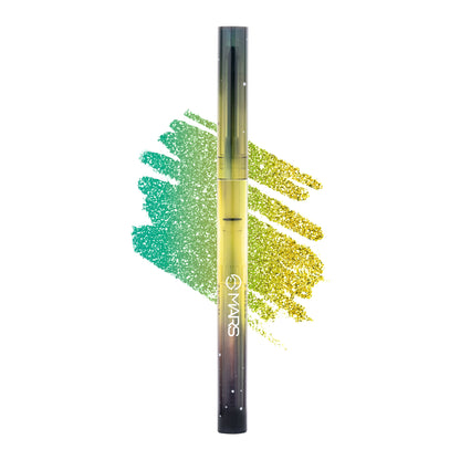 MARS Northern Lights In A Pen Retractable Eyeliner (0.35gm) (03-TUNDRA TEAL) | Duo-Chrome Shimmer Effect | Long-Lasting | Wat
