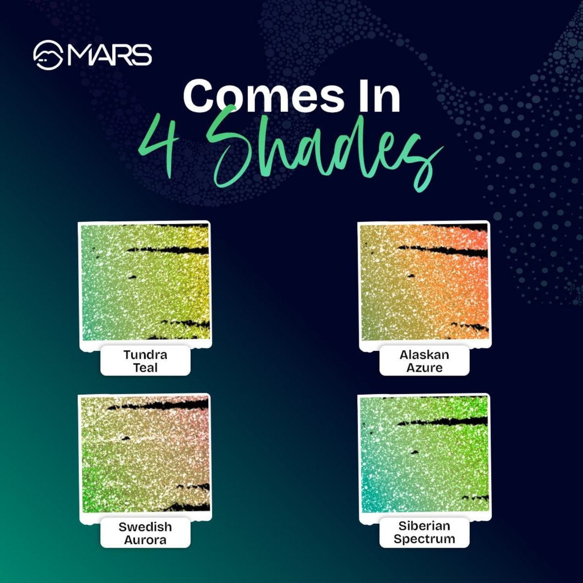 MARS Northern Lights In A Pen Retractable Eyeliner (0.35gm) (03-TUNDRA TEAL) | Duo-Chrome Shimmer Effect | Long-Lasting | Wat