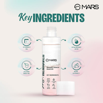 MARS Mr. Remover Micellar Water | Easily Removes Waterproof Makeup | Hydrates & Unclogs Pores | Double Cleanse in One Step | 