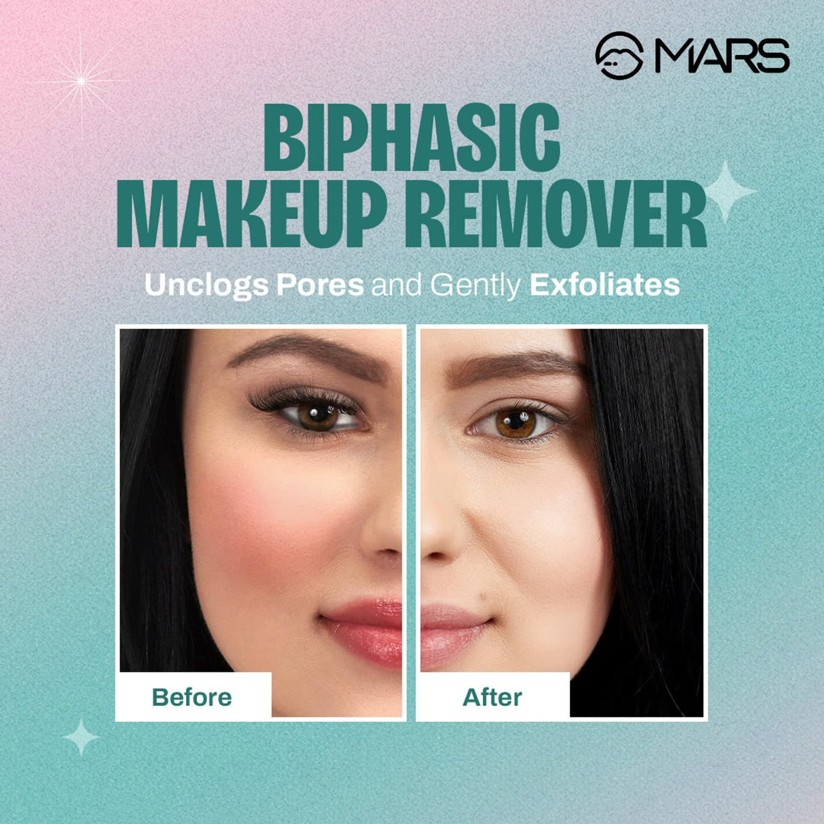 MARS Mr. Remover Micellar Water | Easily Removes Waterproof Makeup | Hydrates & Unclogs Pores | Double Cleanse in One Step | 