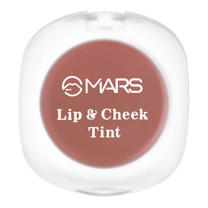MARS Lip & Cheek Tint for Bold Pop Color (2.8 gm) (03-Cinnamon Glow - Support Your Growth) | Demi Matte Finish | Dual Functio
