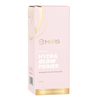 MARS Hydra Glow Primer for Face Makeup (30ml) | Nourishes Skin with Hyaluronic Acid, Argan oil, Aloevera Extract & Chamomile 