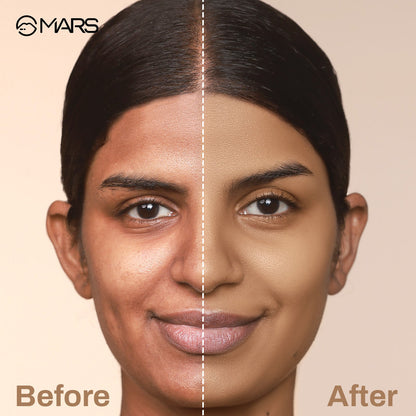 MARS Zero Blend Weightless Foundation for Makeup ( 30ml ) (04-ALMOND BUTTER) | Lightweight & Long-Lasting | Matte Finish | Bu