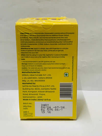 PLIX Pineapple Depigmentation Serum 30ml