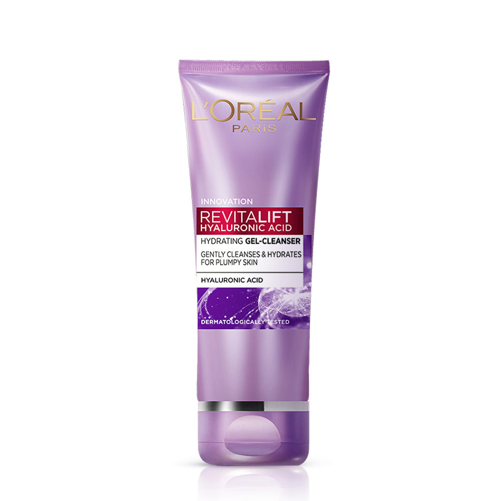L'Oreal Paris Revitalift Hyaluronic Acid Hydrating Gel Cleanser, 100 ml