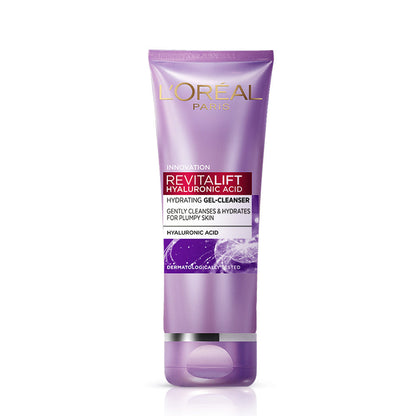 L'Oreal Paris Revitalift Hyaluronic Acid Hydrating Gel Cleanser, 100 ml