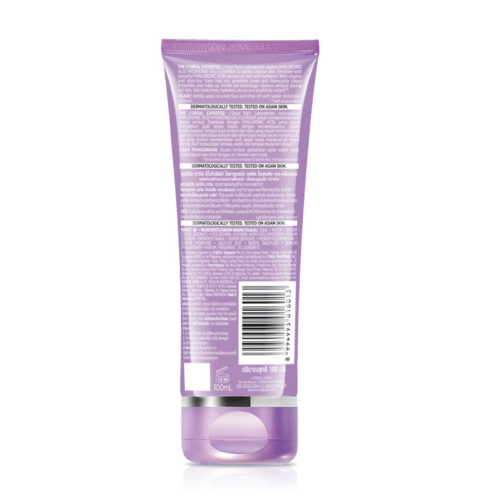 L'Oreal Paris Revitalift Hyaluronic Acid Hydrating Gel Cleanser, 100 ml