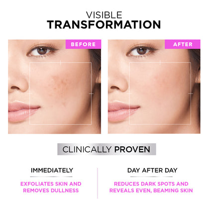 L'Oreal Paris Glycolic Bright Daily Foaming Face Cleanser, 100ml | Glycolic Acid Face Wash for Dull Skin | Daily Glowing Faci