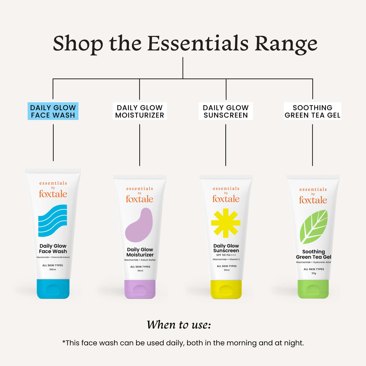 Foxtale Essentials Gel Face Wash -100ml