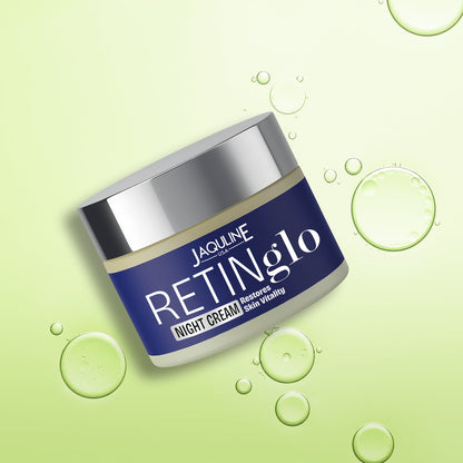 Jaquline USA Retin glo Night Cream with Niacinamide & Vitamin E Hydrating (50 g)