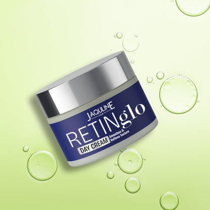 Jaquline USA Retin glo Day Cream Brightening Moisturizer with Glycolic Acid & Vitamin E (50 g)
