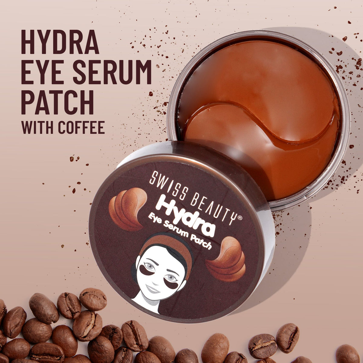 Hydra Eye Serum Patch with Coffee