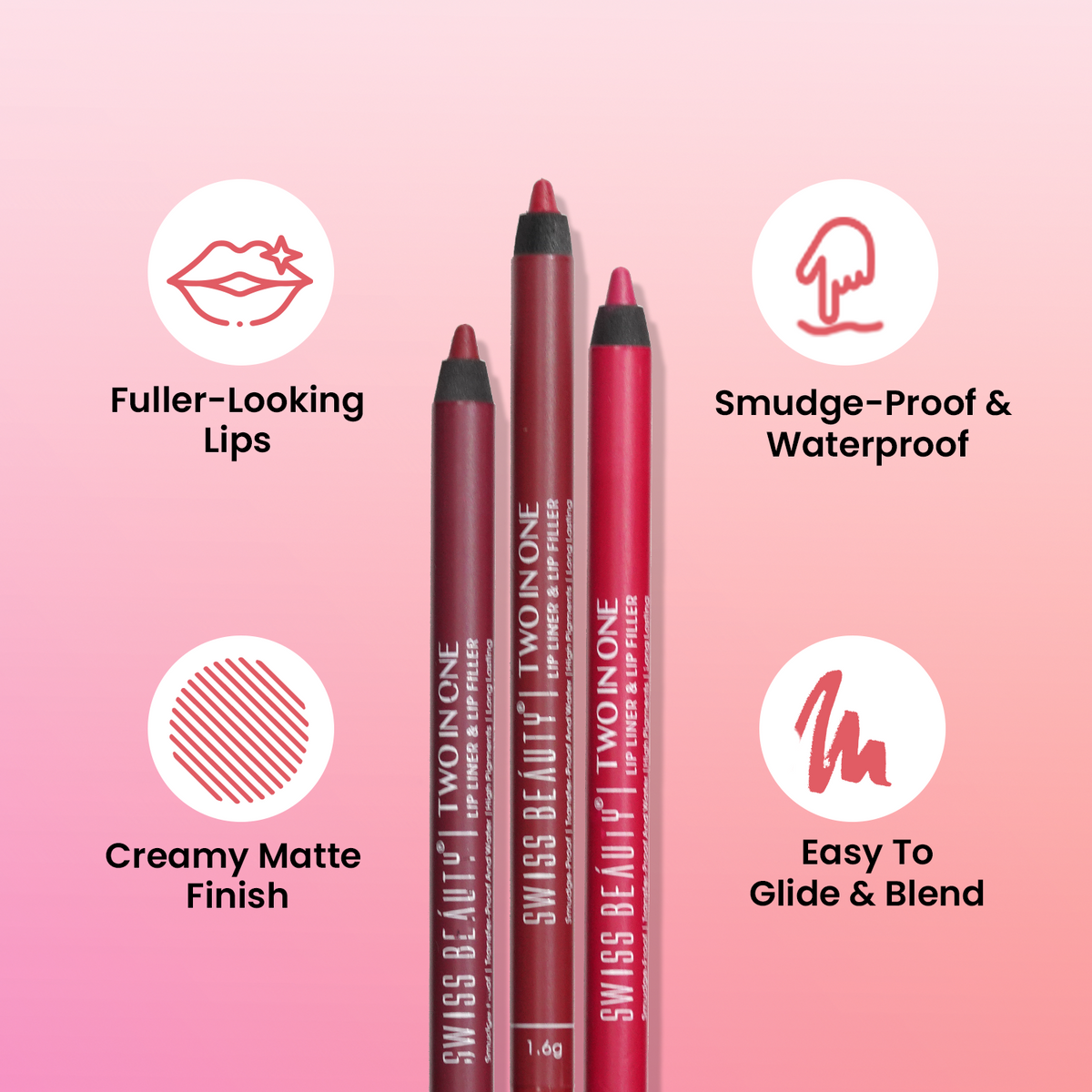 Two in One lip liner & Lip Filler