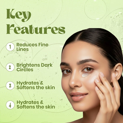Jaquline USA Retin glo Under Eye Cream with Retinol & Vitamin E Dark Circles Fine Lines (15 ml)