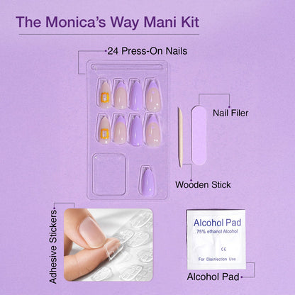 Craze Monica's Way Press On Nails