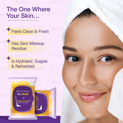 CRAZE Monica Clean Makeup Remover Wipes