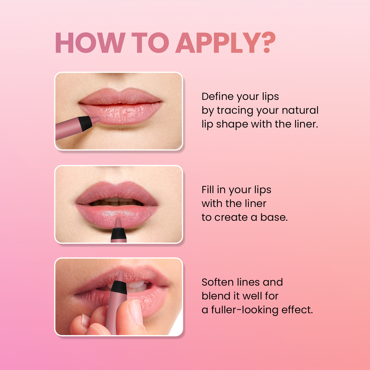 Two in One lip liner & Lip Filler