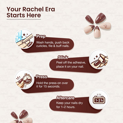 Craze Brew-Tiful Rachel Press On Nails