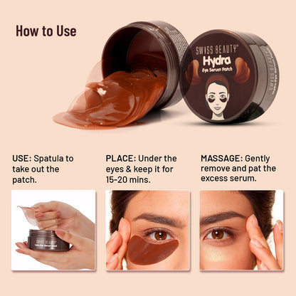 Hydra Eye Serum Patch with Coffee