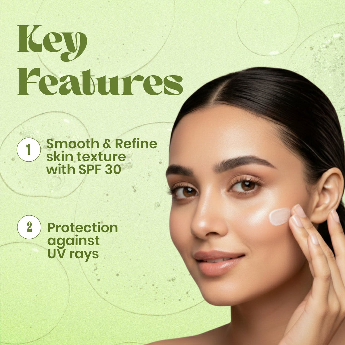 Jaquline USA Retin glo Day Cream Brightening Moisturizer with Glycolic Acid & Vitamin E (50 g)