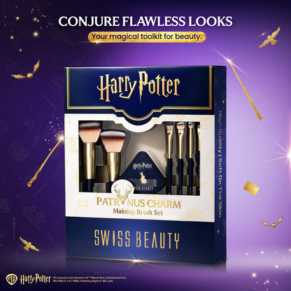 Patronus Charm Makeup Brush Set - HP