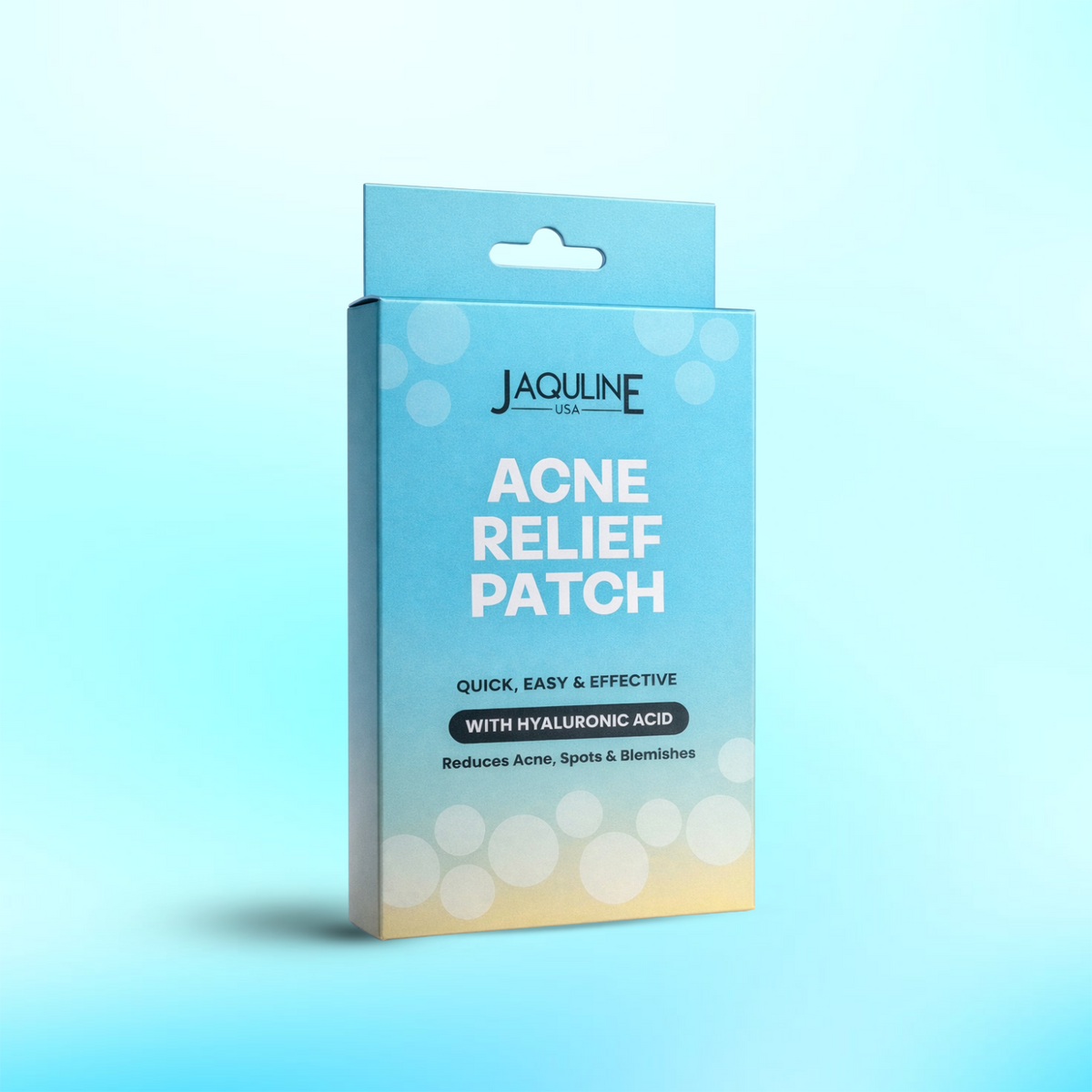 JAQULINE USA Acne Relief Patches with Hyaluronic Acid | Hydrocolloid Pimple Patches | Soothing Spot Treatment | Absorbs Acne 