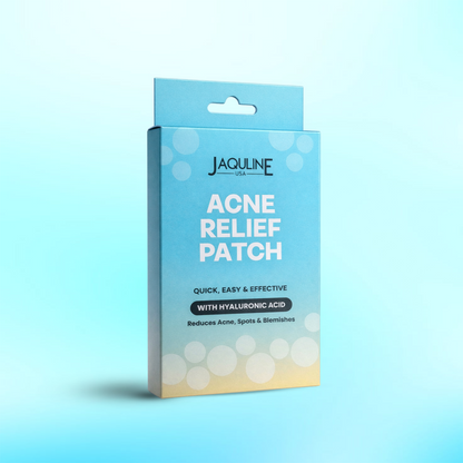 JAQULINE USA Acne Relief Patches with Hyaluronic Acid | Hydrocolloid Pimple Patches | Soothing Spot Treatment | Absorbs Acne 
