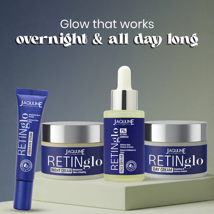 Jaquline USA Retin glo Day Cream Brightening Moisturizer with Glycolic Acid & Vitamin E (50 g)