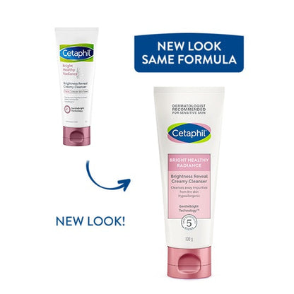 Cetaphil BHR Brightens Reveal Creamy Cleanser 100g