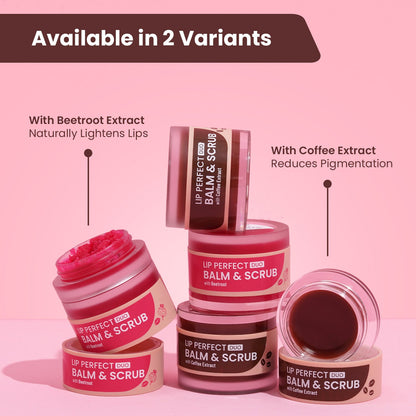 Lip Perfect Duo Balm & Scrub with Coffee Extract