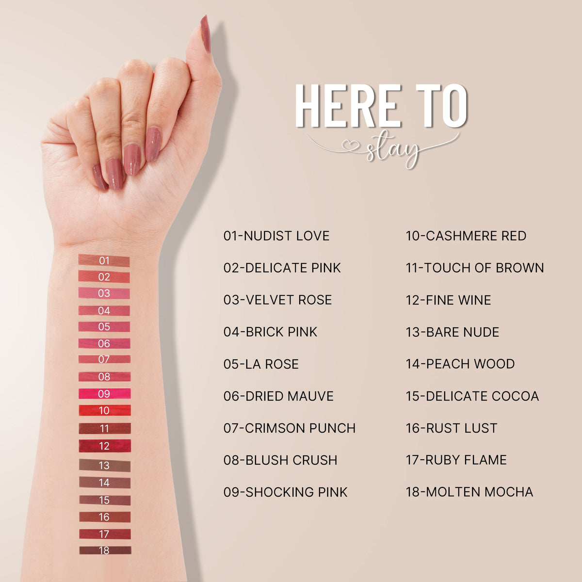 Select Here To Stay Liquid Lipstick