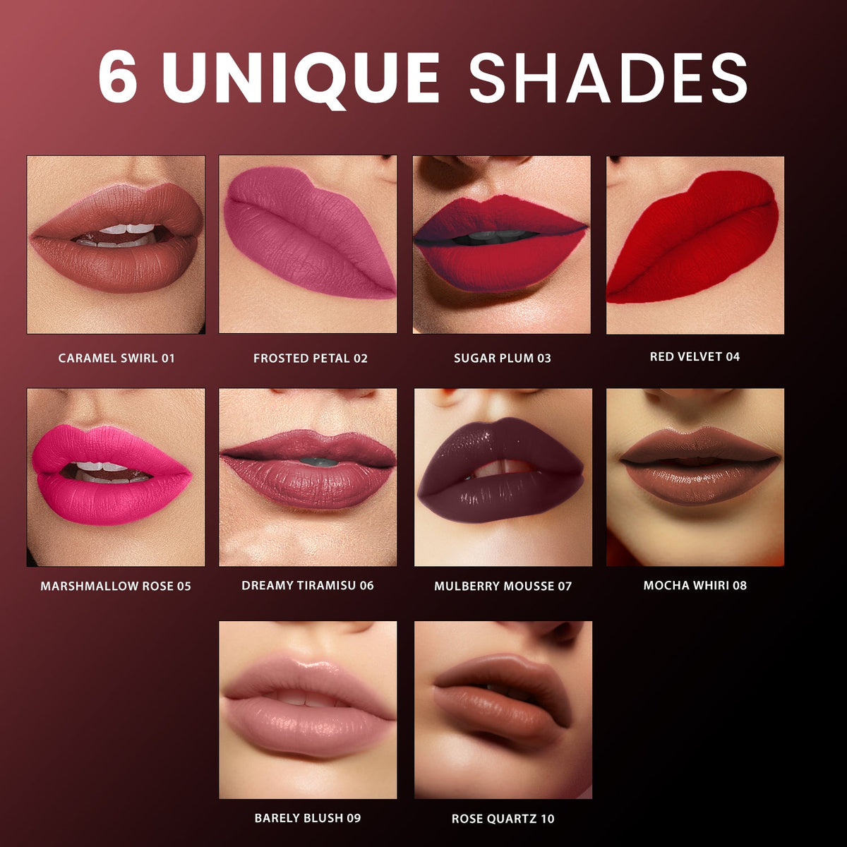 Jaquline USA Pout Perfect Lip Souffle, long lasting Liquid Lipstick, Matte Finish & Smooth Texture, Transfer Proof & Enriched