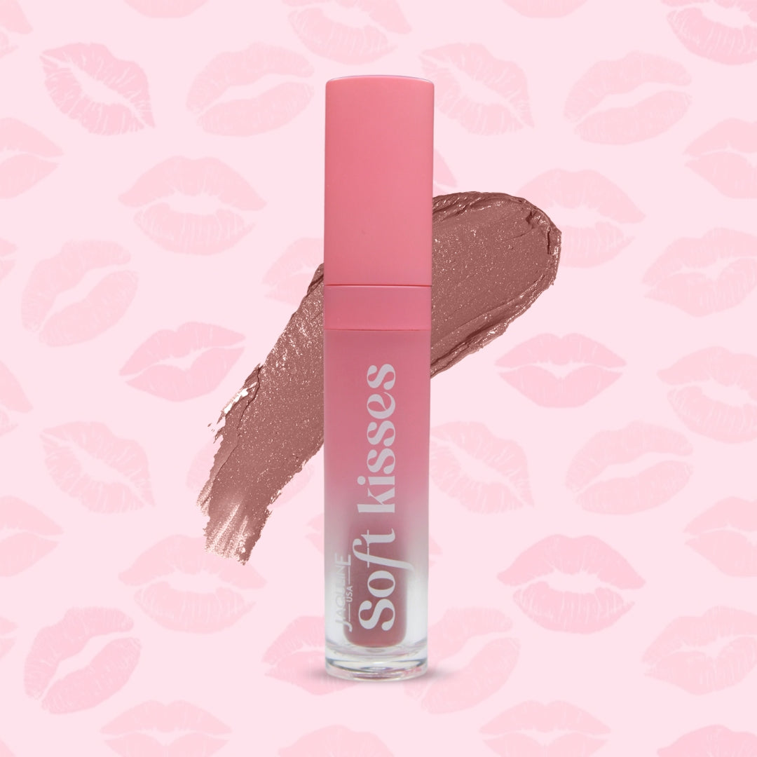 Jaquline USA Soft Kisses Liquid Lipstick long lasting, Matte Finish & Silky-Smooth Texture, Enriched with Hyaluronic Acid & V